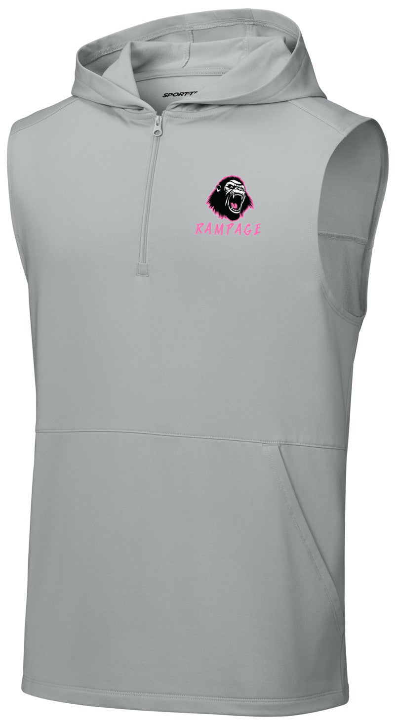 Sport-Wick Stretch Sleeveless Hooded 1/4-Zip