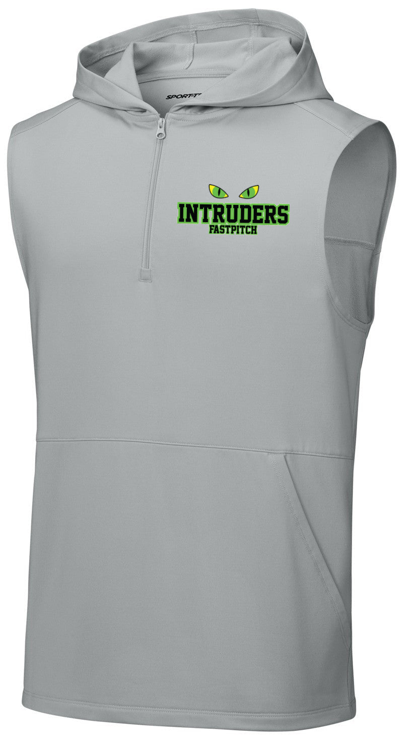 Sport-Wick Stretch Sleeveless Hooded 1/4-Zip