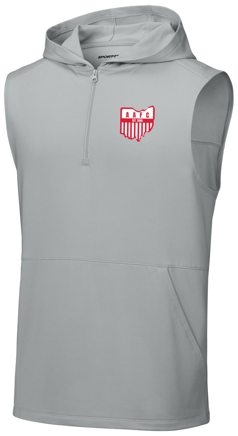 Sport-Wick Stretch Sleeveless Hooded 1/4-Zip