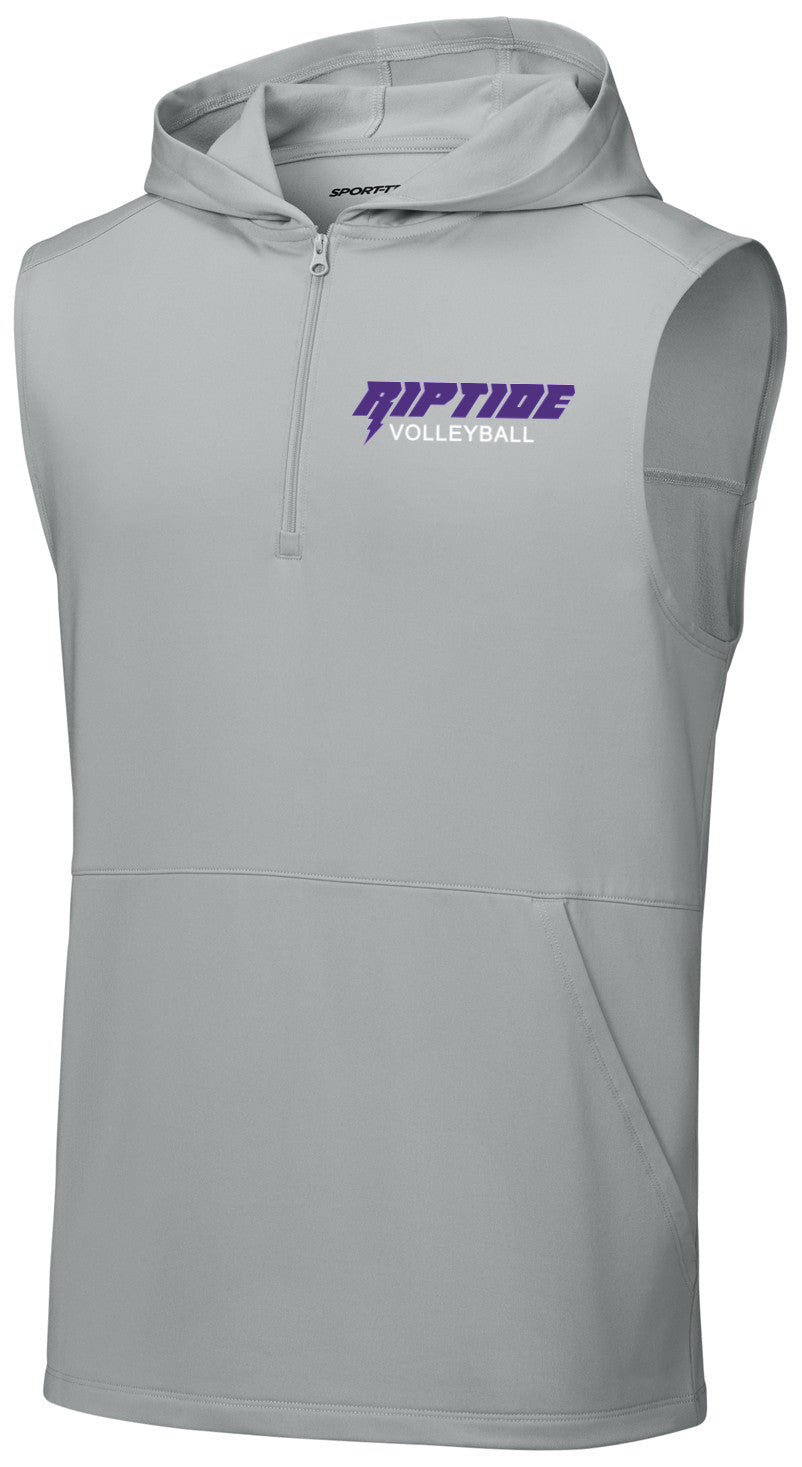 Sport-Wick Stretch Sleeveless Hooded 1/4-Zip