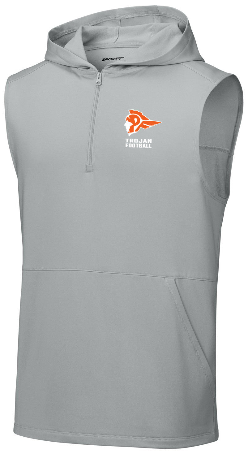 Sport-Wick Stretch Sleeveless Hooded 1/4-Zip