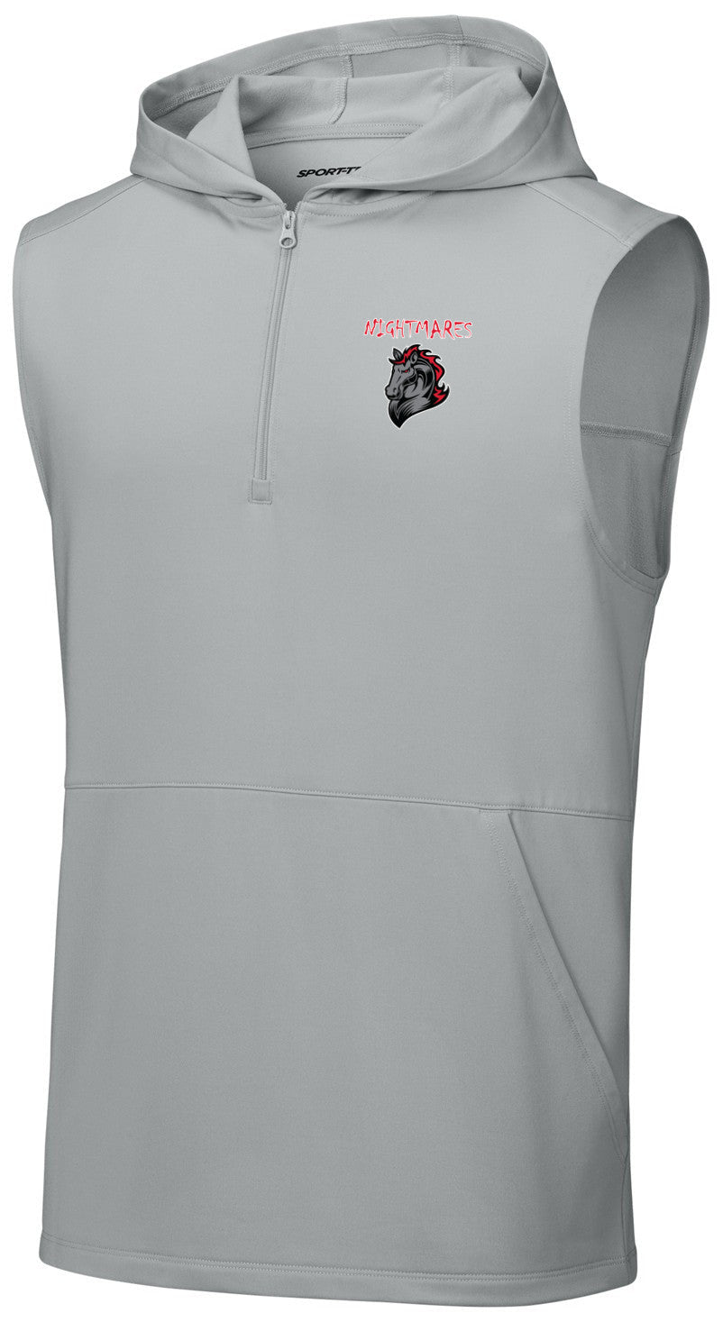 Sport-Wick Stretch Sleeveless Hooded 1/4-Zip
