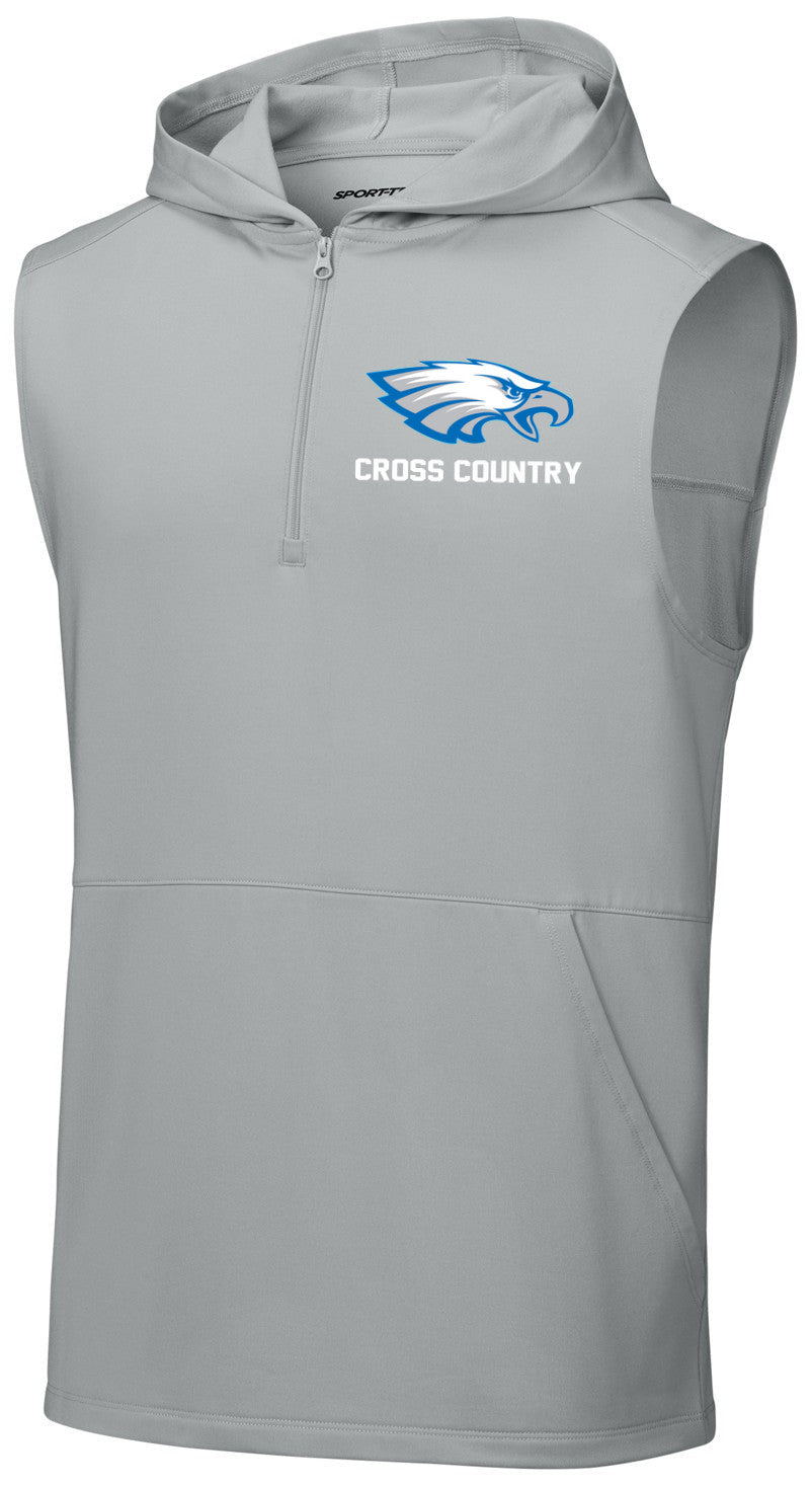 Sport-Wick Stretch Sleeveless Hooded 1/4-Zip