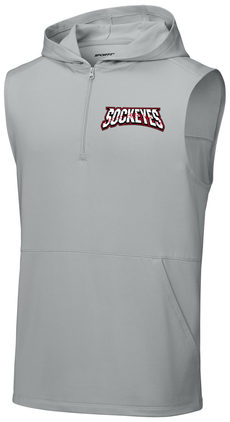 Sport-Wick Stretch Sleeveless Hooded 1/4-Zip