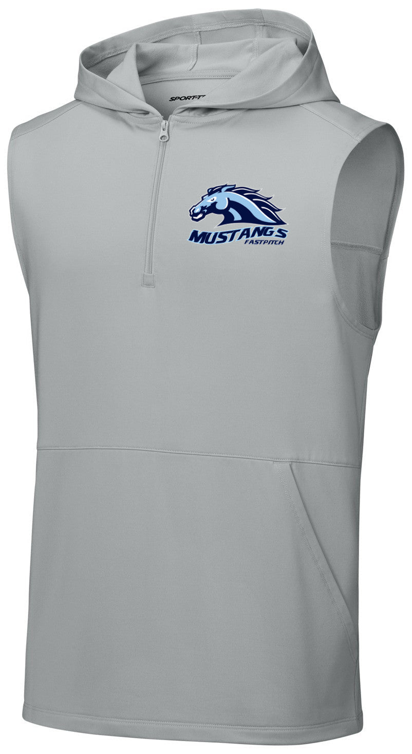 Sport-Wick Stretch Sleeveless Hooded 1/4-Zip