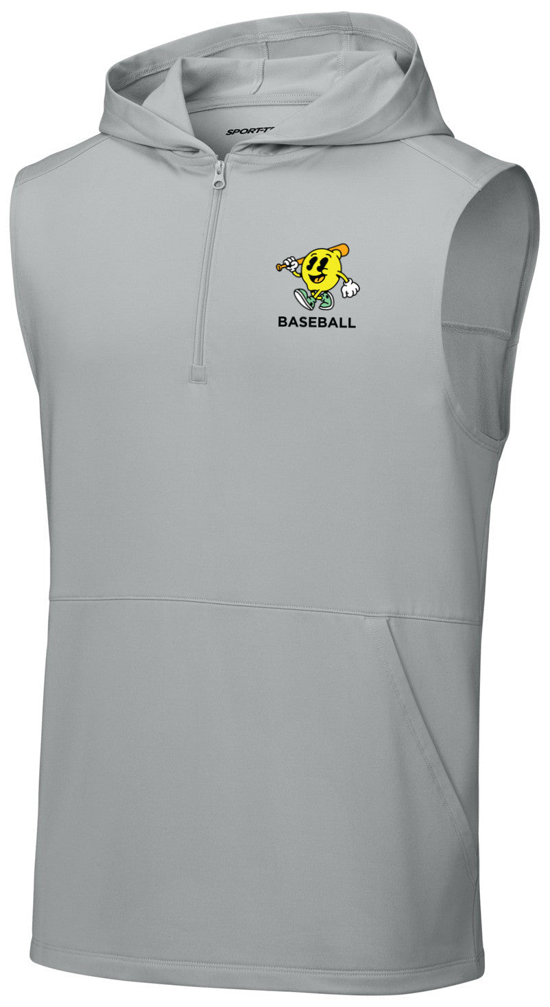 Sport-Wick Stretch Sleeveless Hooded 1/4-Zip