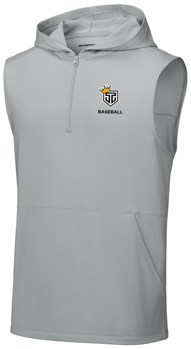 Sport-Wick Stretch Sleeveless Hooded 1/4-Zip