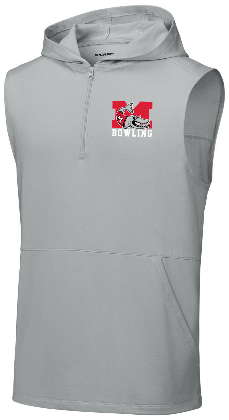 Sport-Wick Stretch Sleeveless Hooded 1/4-Zip