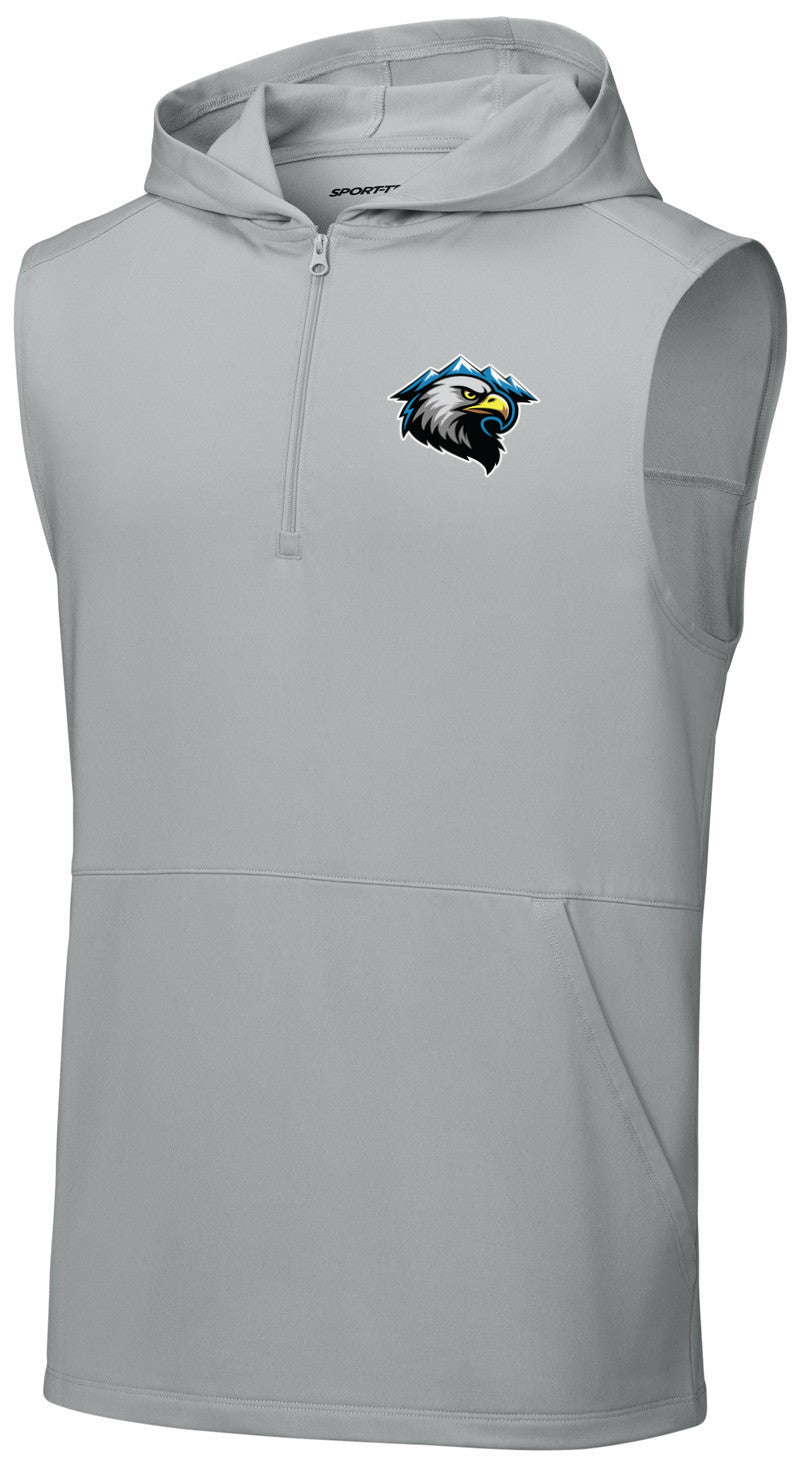 Sport-Wick Stretch Sleeveless Hooded 1/4-Zip
