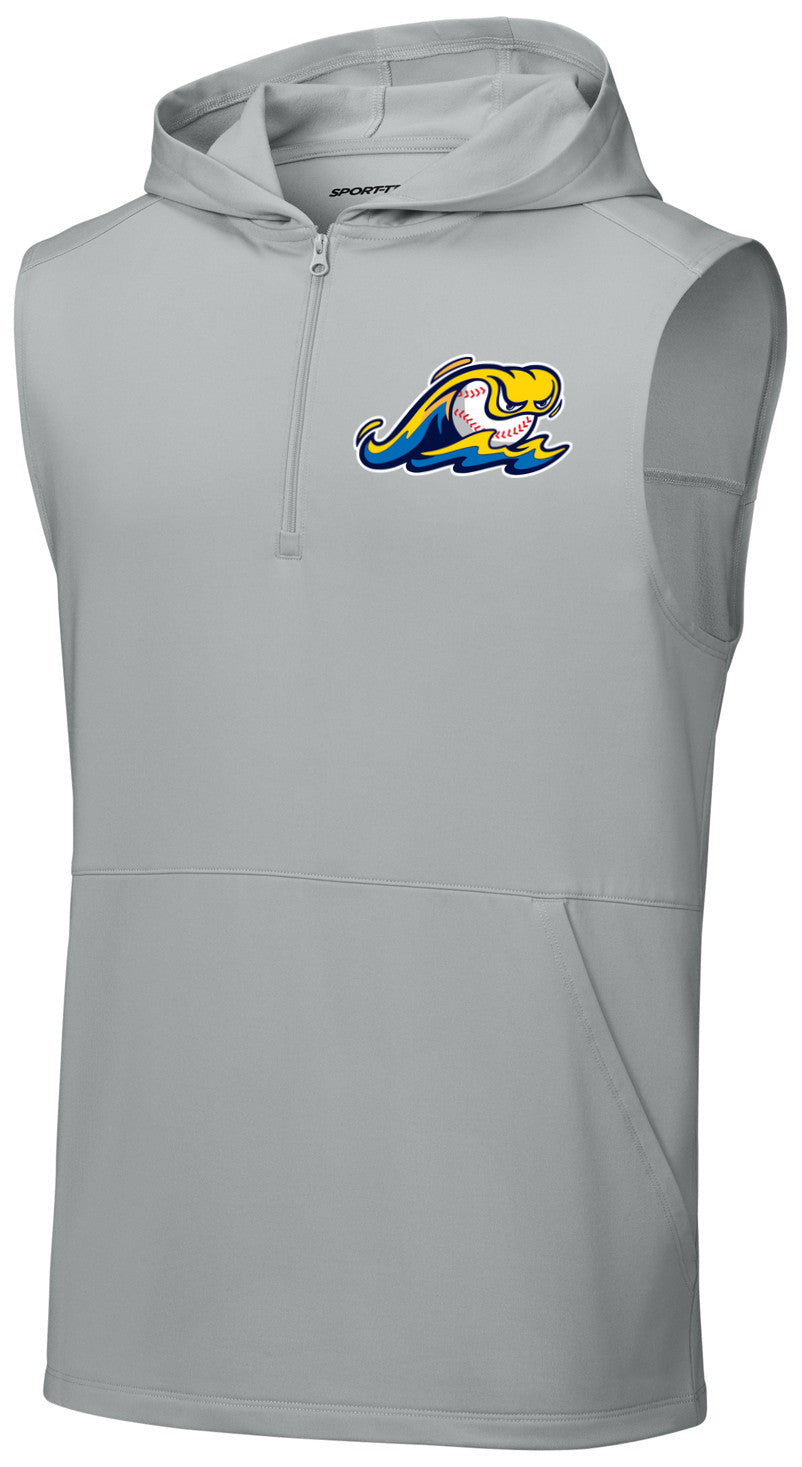 Sport-Wick Stretch Sleeveless Hooded 1/4-Zip