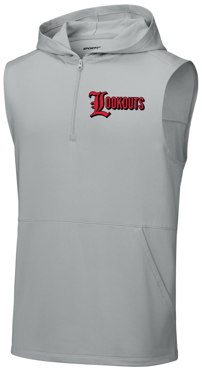 Sport-Wick Stretch Sleeveless Hooded 1/4-Zip
