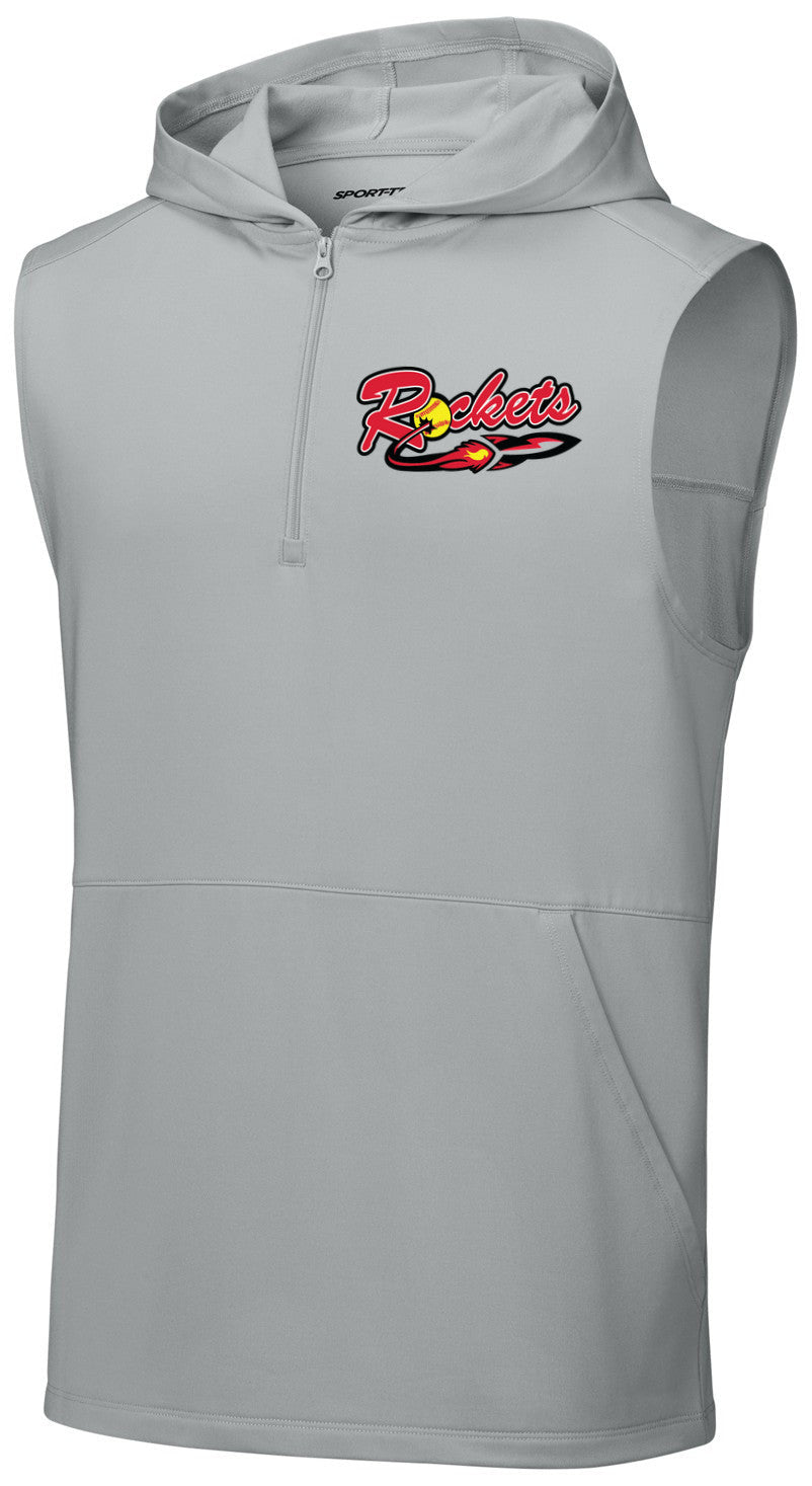 Sport-Wick Stretch Sleeveless Hooded 1/4-Zip