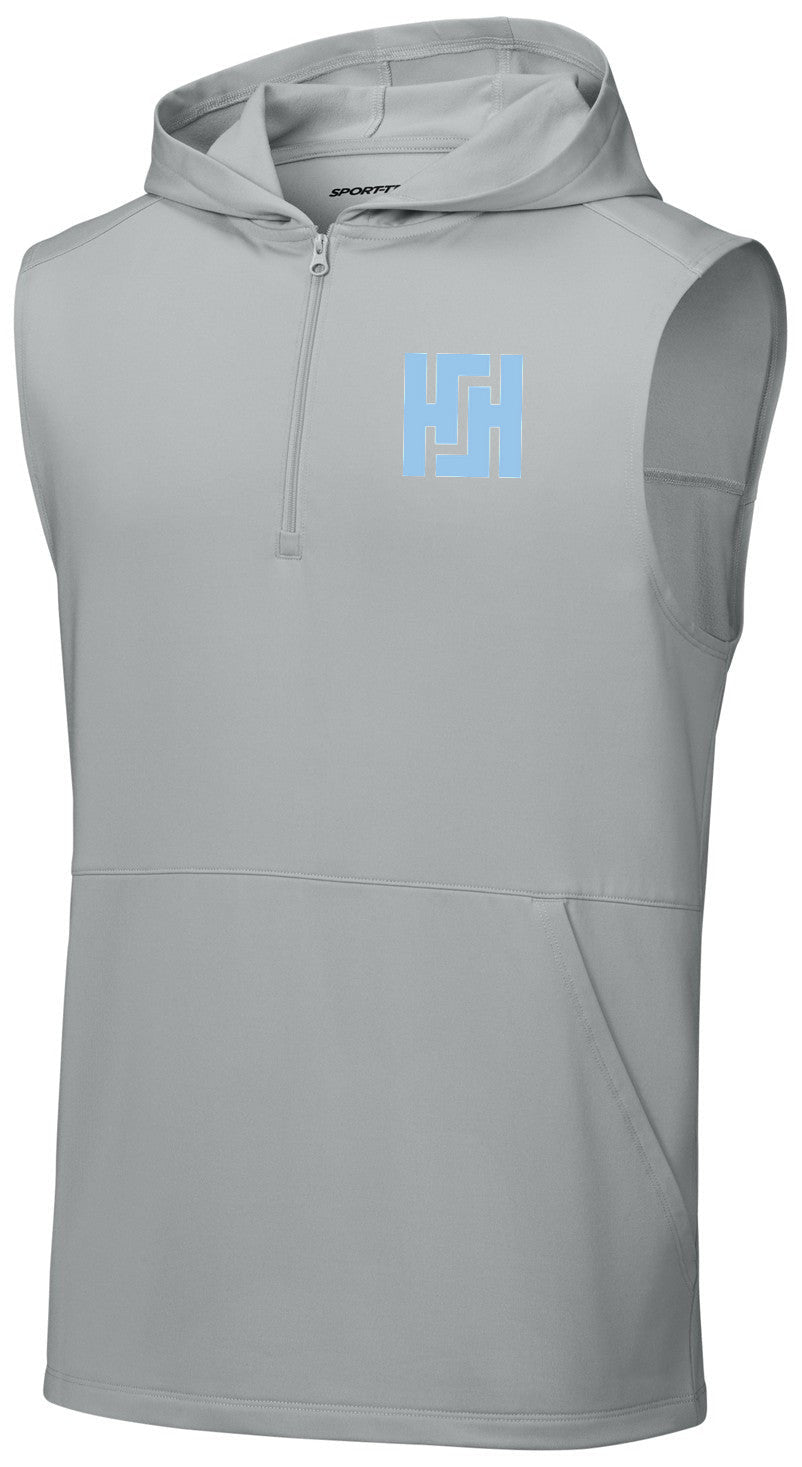 Sport-Wick Stretch Sleeveless Hooded 1/4-Zip