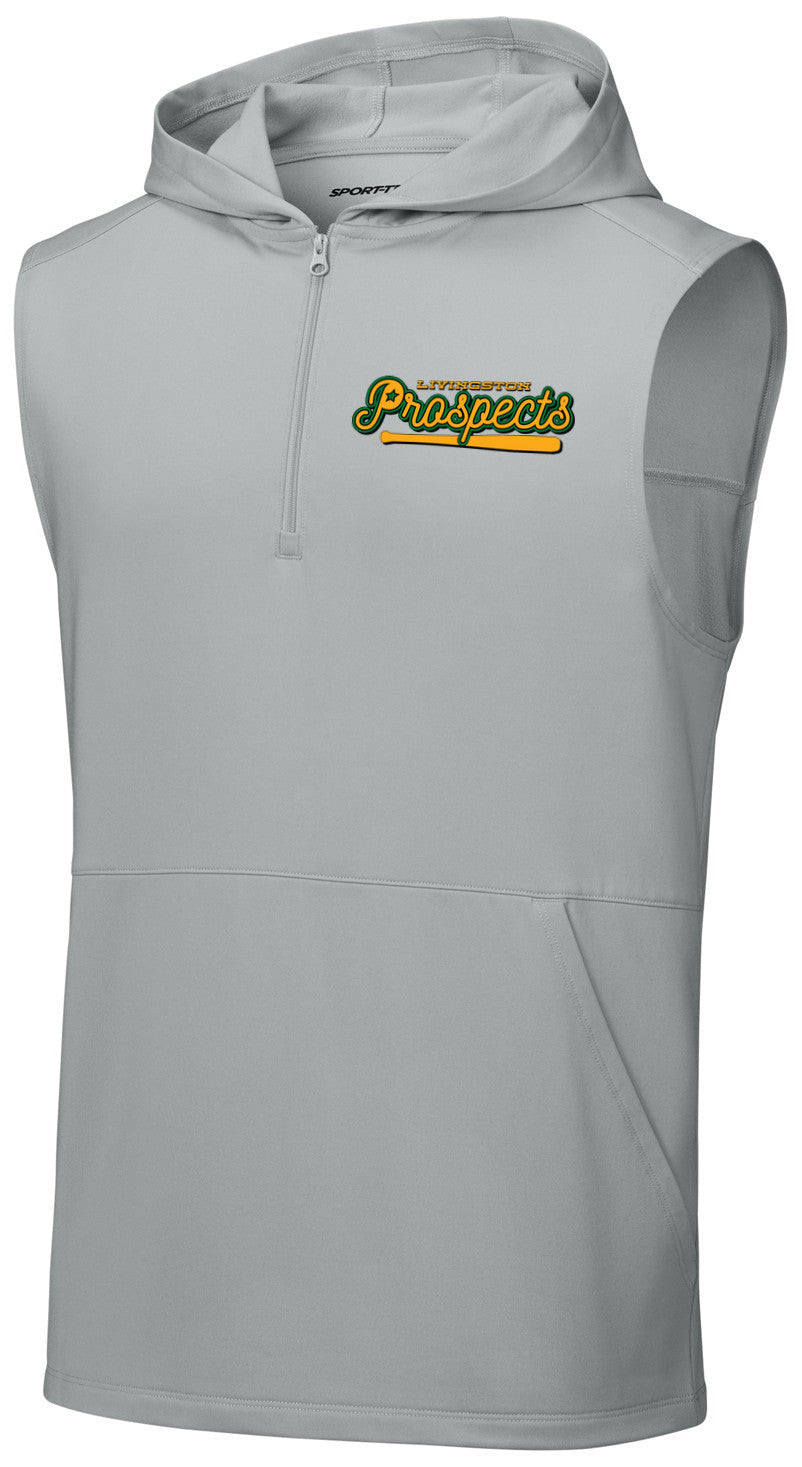 Sport-Wick Stretch Sleeveless Hooded 1/4-Zip