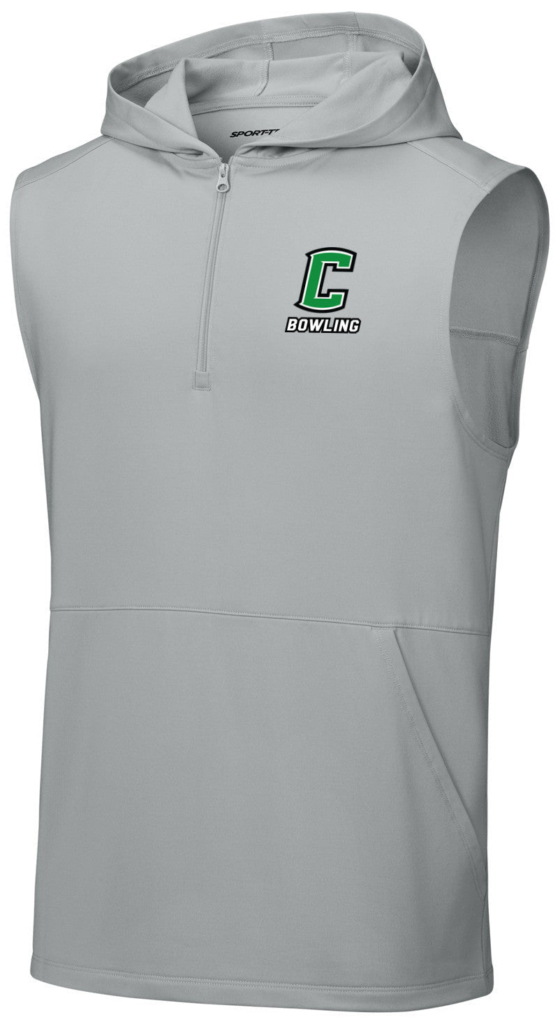 Sport-Wick Stretch Sleeveless Hooded 1/4-Zip