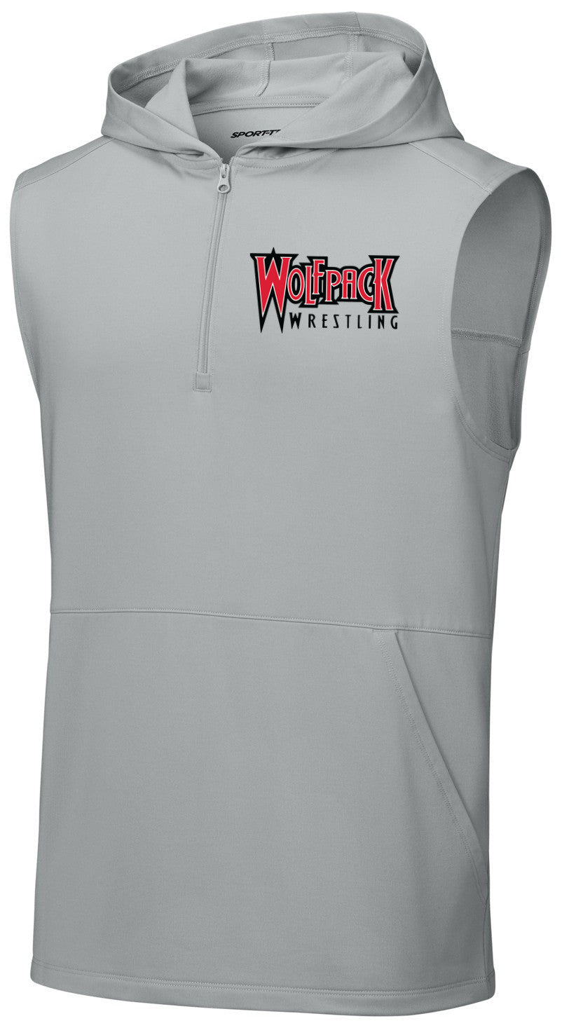 Sport-Wick Stretch Sleeveless Hooded 1/4-Zip