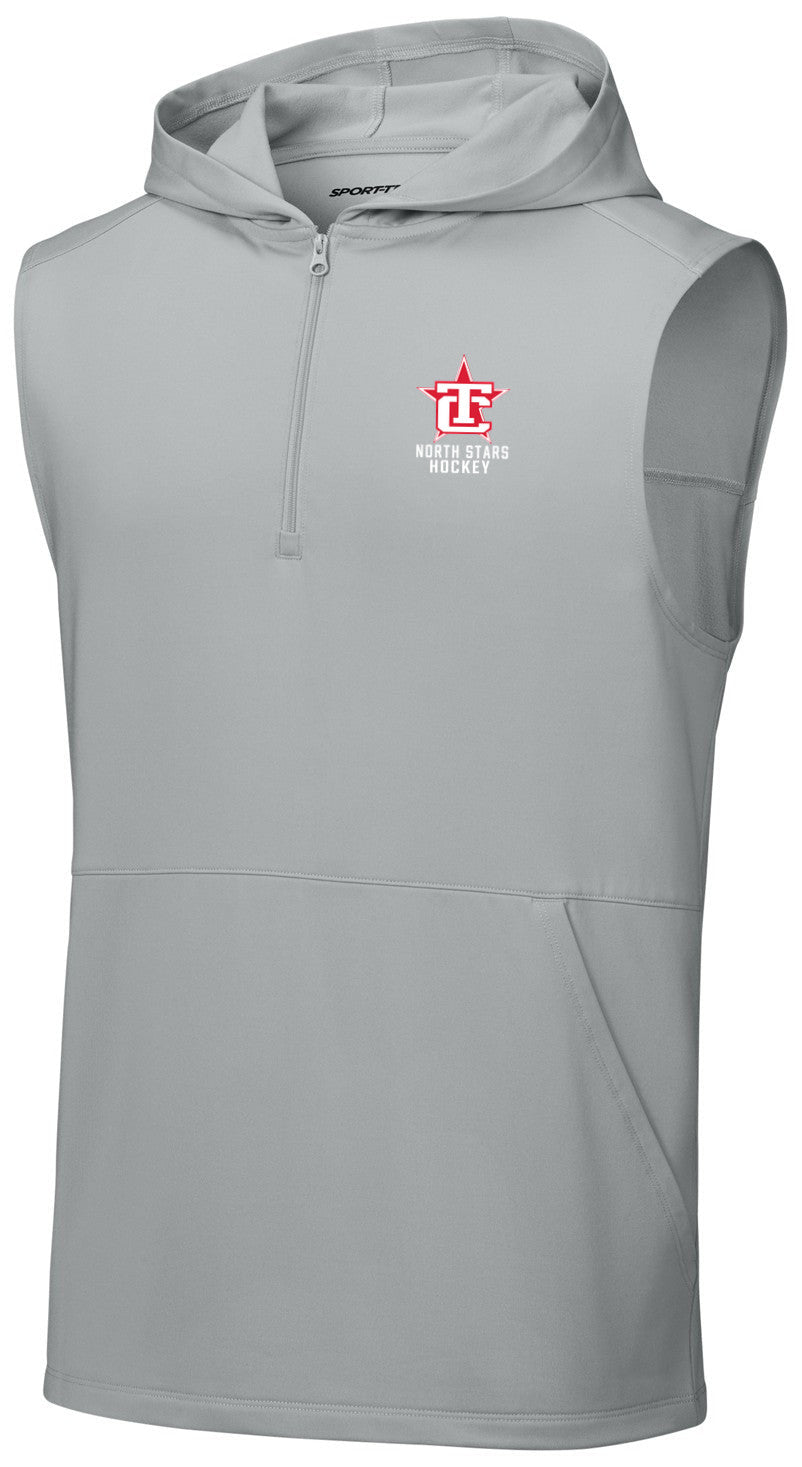 Sport-Wick Stretch Sleeveless Hooded 1/4-Zip