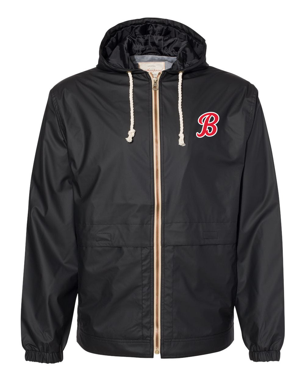 Unisex Vintage Hooded Rain Jacket