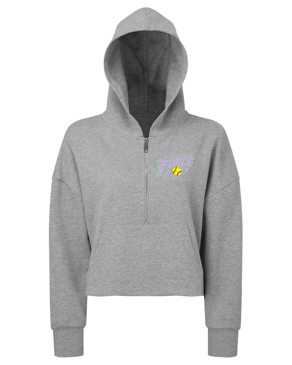 Women's Alice Half-Zip Hooded Sweatshirt