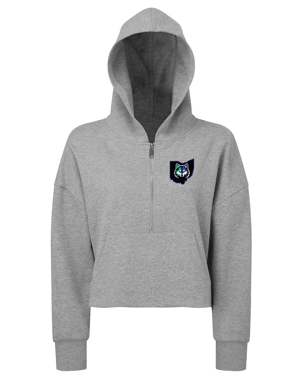 Women's Alice Half-Zip Hooded Sweatshirt