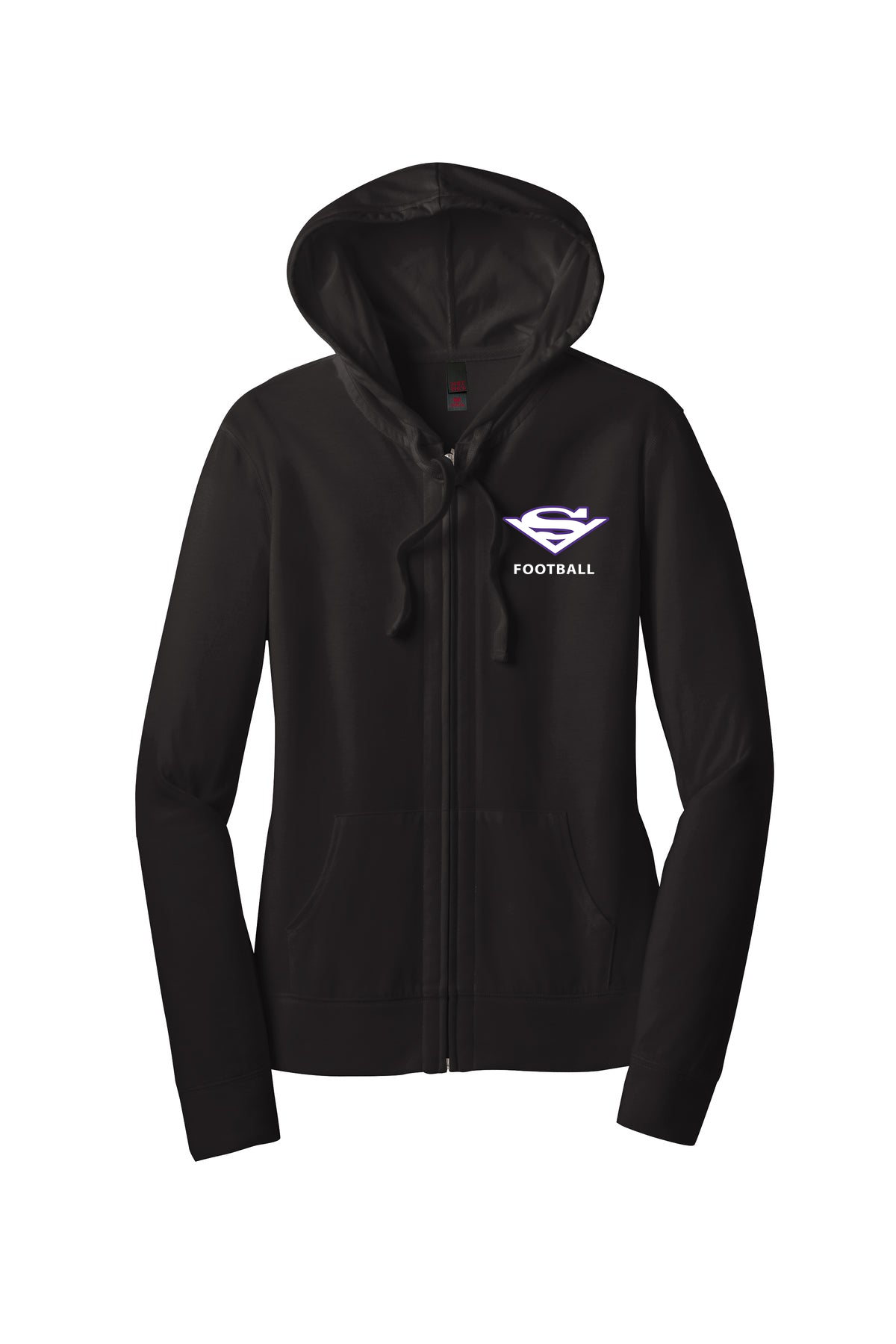 Women’s Fitted Jersey Full-Zip Hoodie