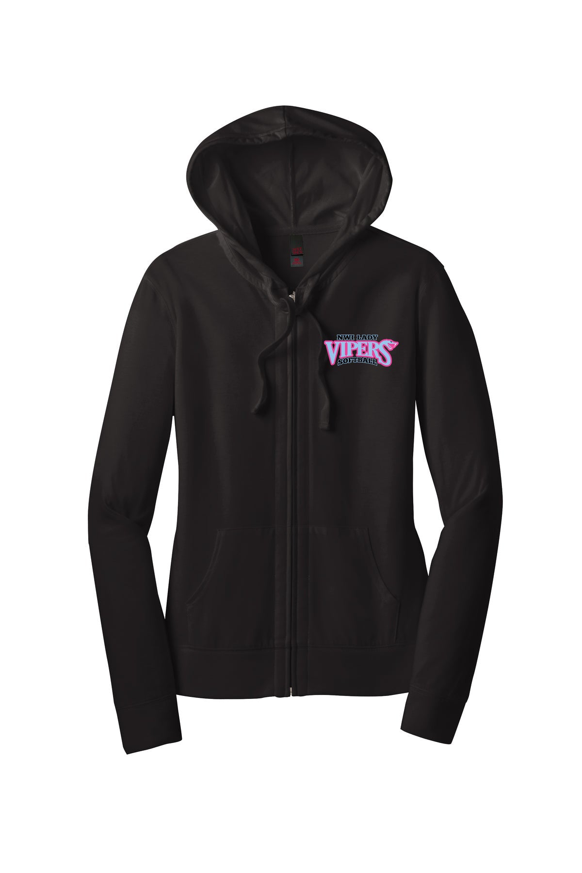 Women’s Fitted Jersey Full-Zip Hoodie