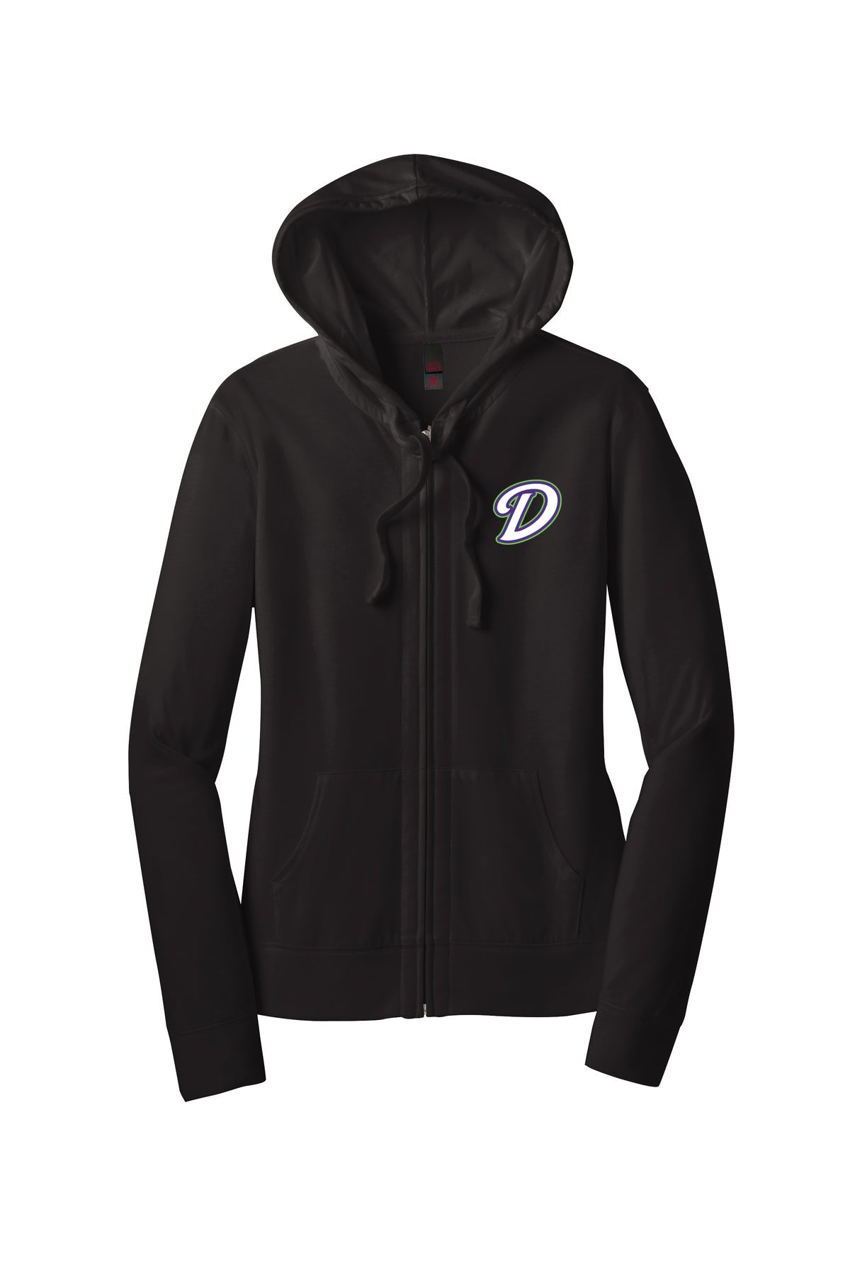Women’s Fitted Jersey Full-Zip Hoodie