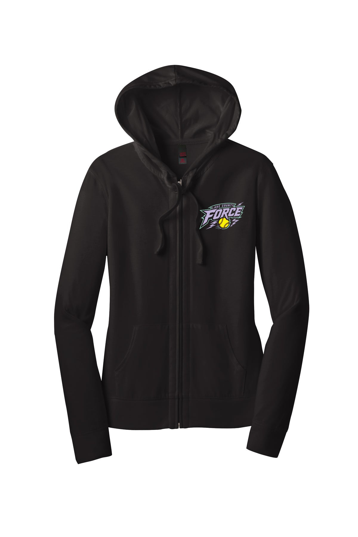 Women’s Fitted Jersey Full-Zip Hoodie