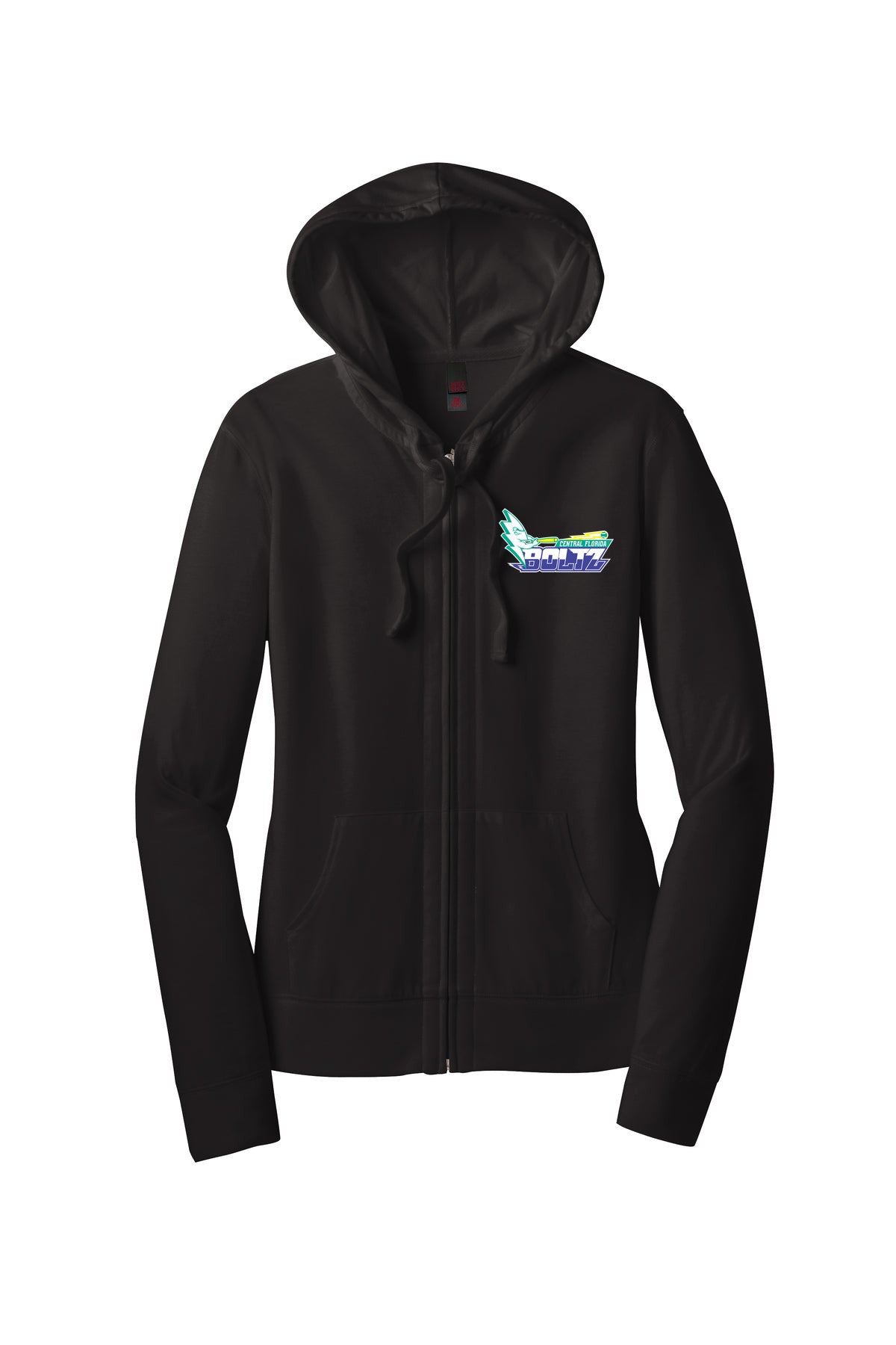 Women’s Fitted Jersey Full-Zip Hoodie