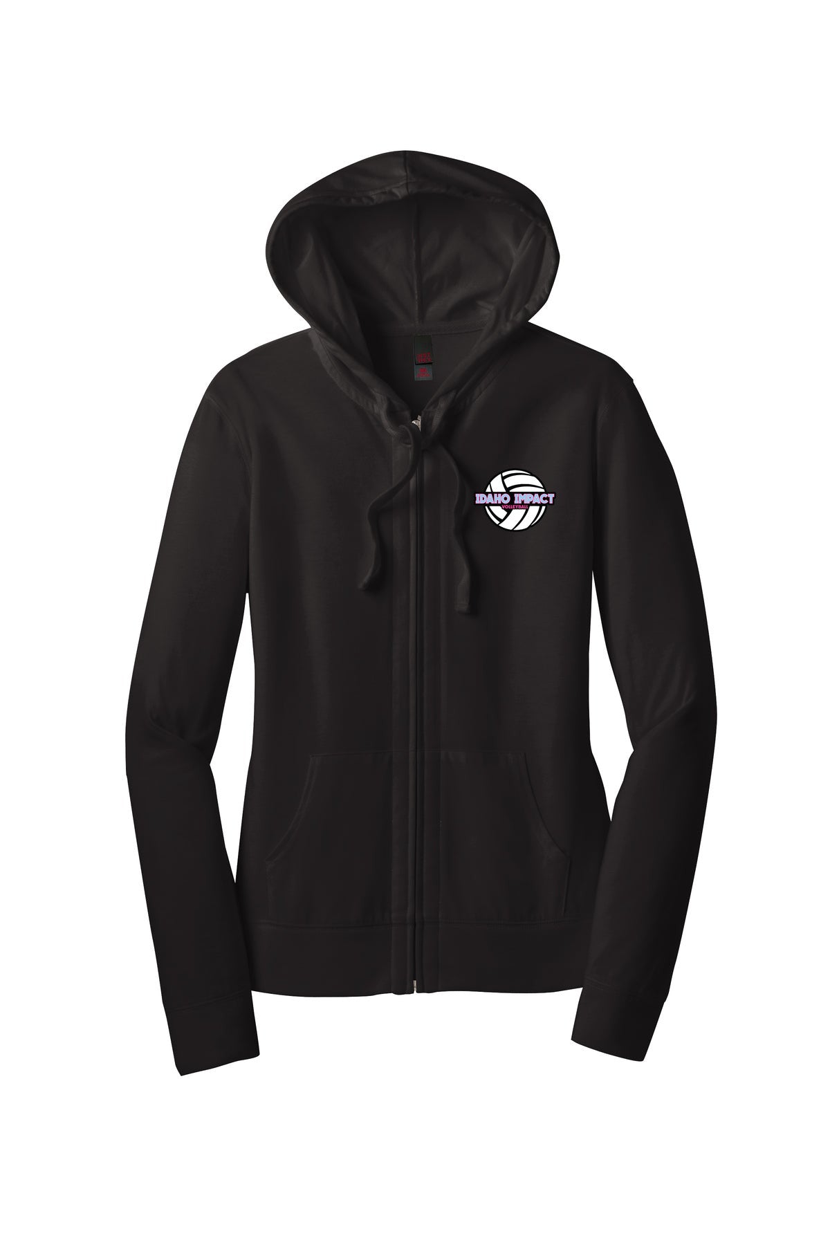 Women’s Fitted Jersey Full-Zip Hoodie