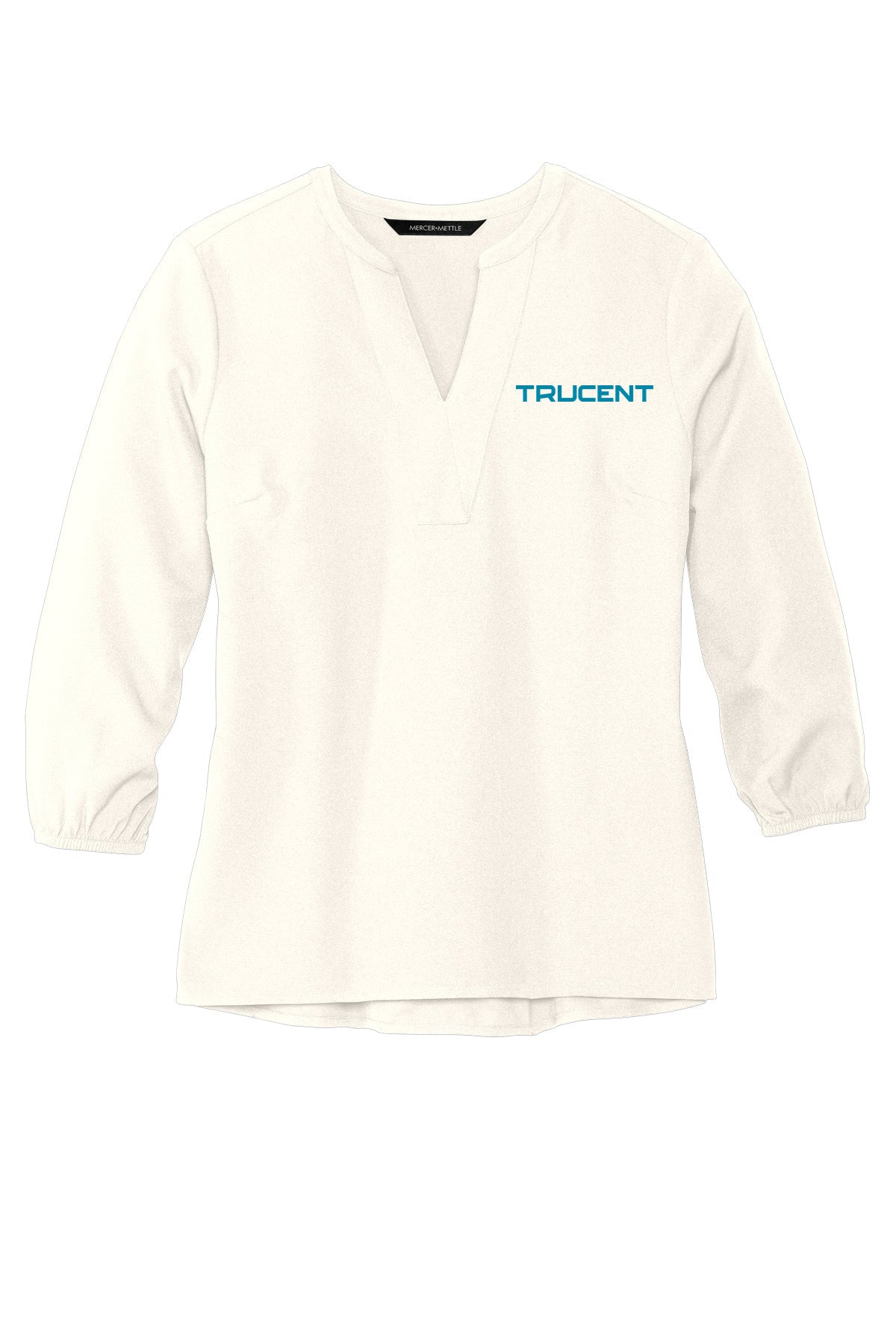Women's Stretch Crepe 3/4-Sleeve Blouse