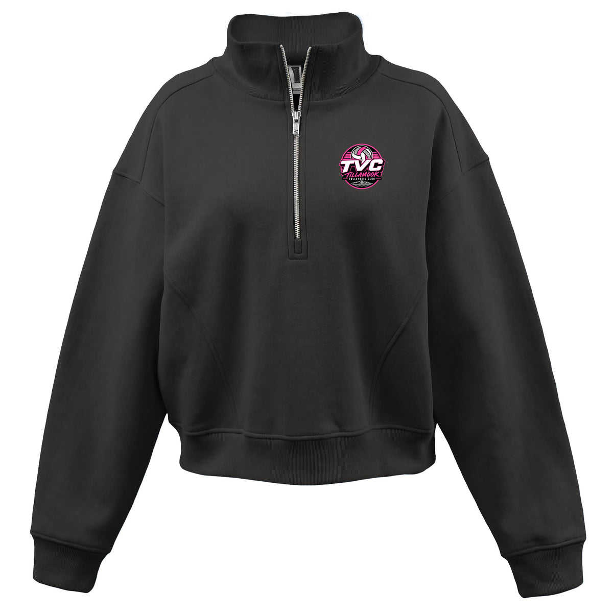 Womens Half-Zip Mock