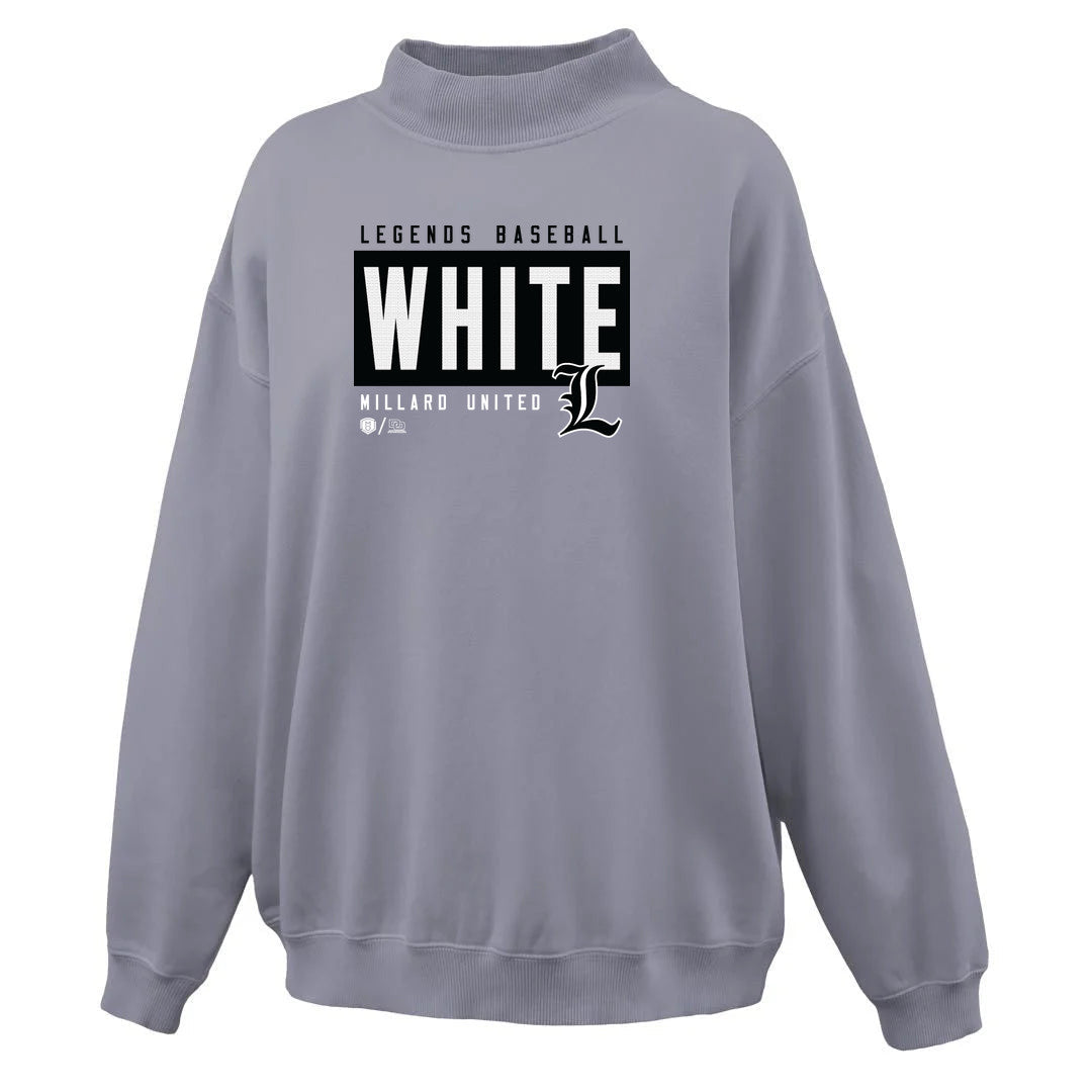 Womens Saltwash Mockneck Pullover
