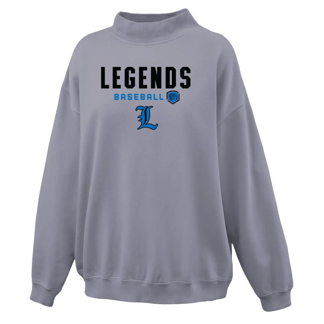 Womens Saltwash Mockneck Pullover