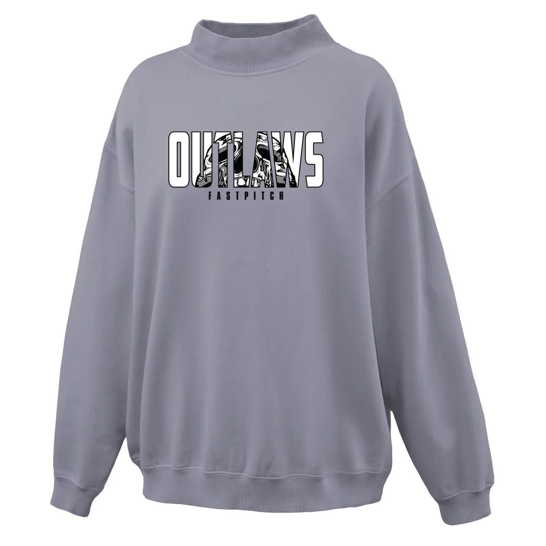 Womens Saltwash Mockneck Pullover