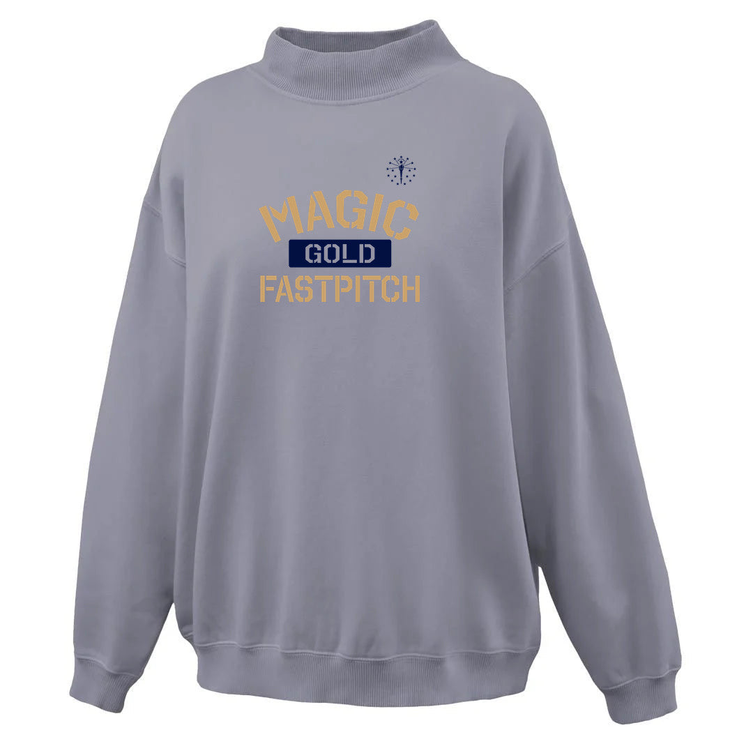 Womens Saltwash Mockneck Pullover