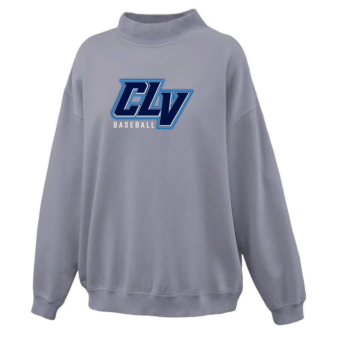 Womens Saltwash Mockneck Pullover