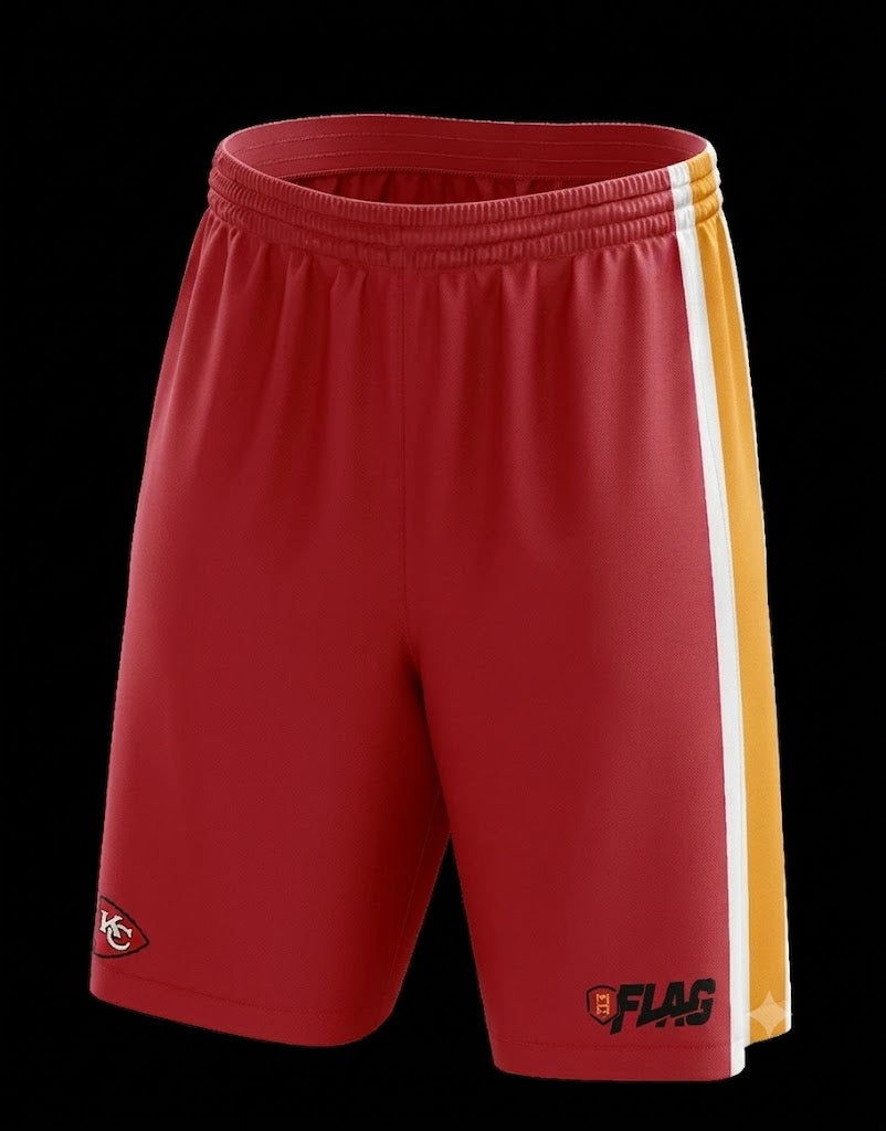 Millard Custom Shorts - Chiefs Red