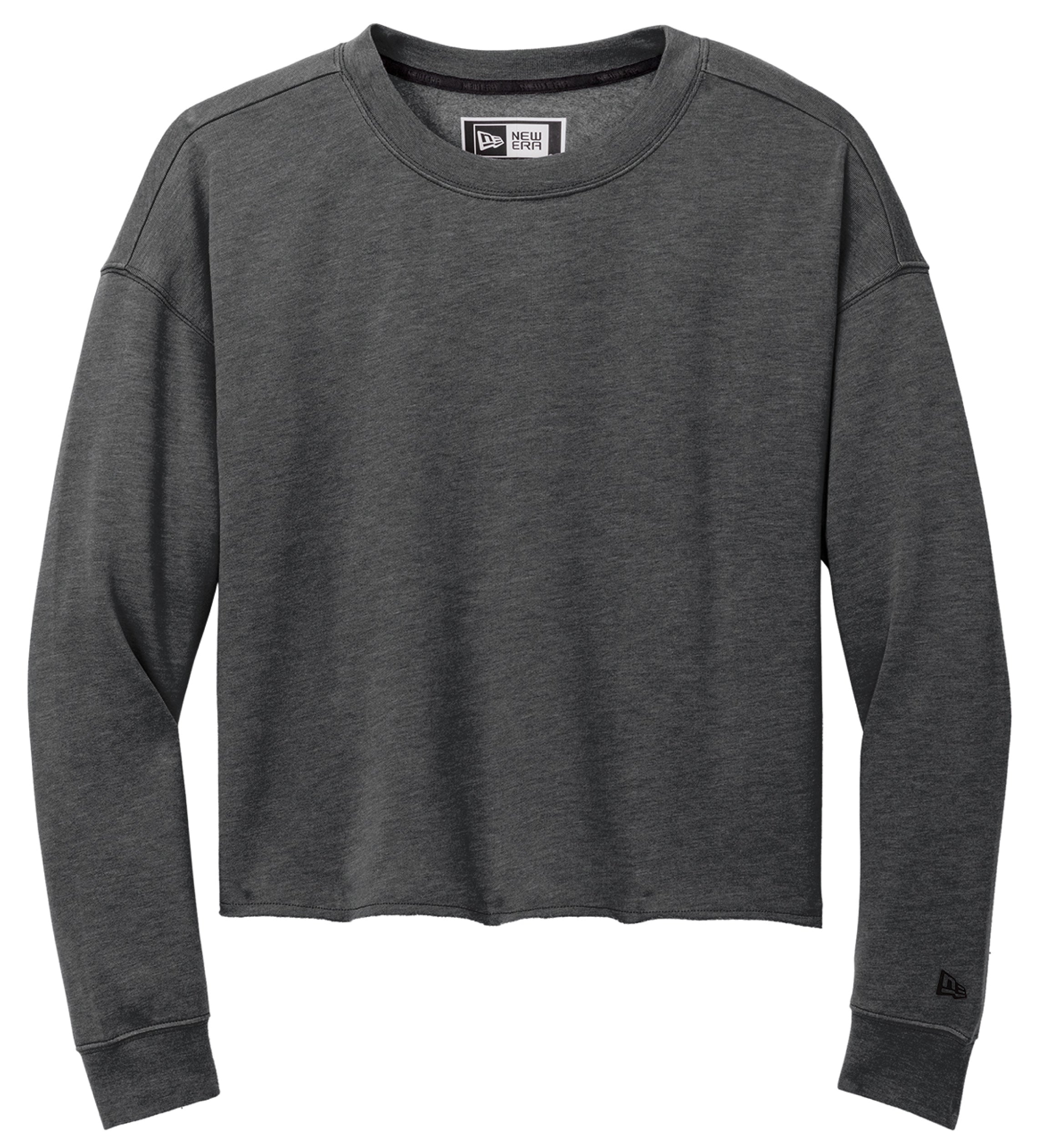 New Era Ladies Tri-Blend Fleece Crop Crew