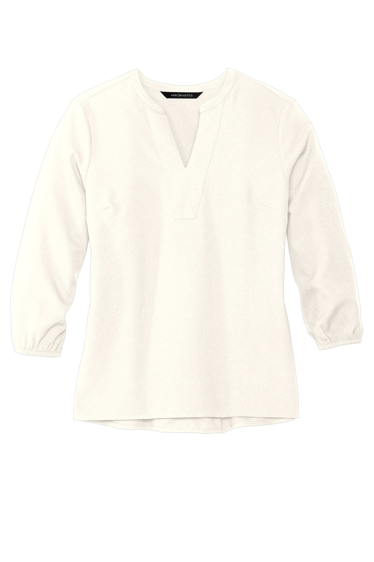Women's Stretch Crepe 3/4-Sleeve Blouse