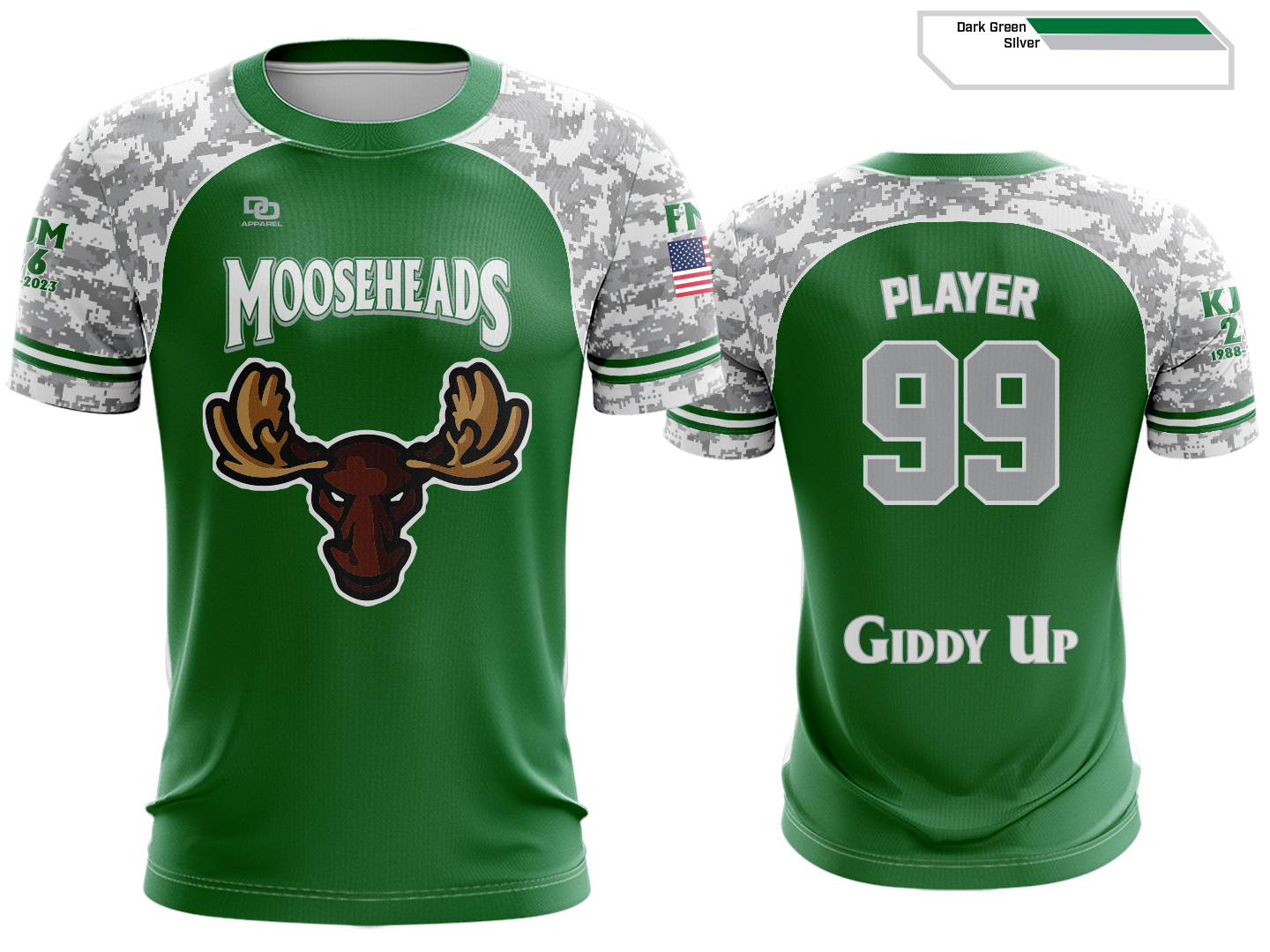 Custom Crew Jersey - Green