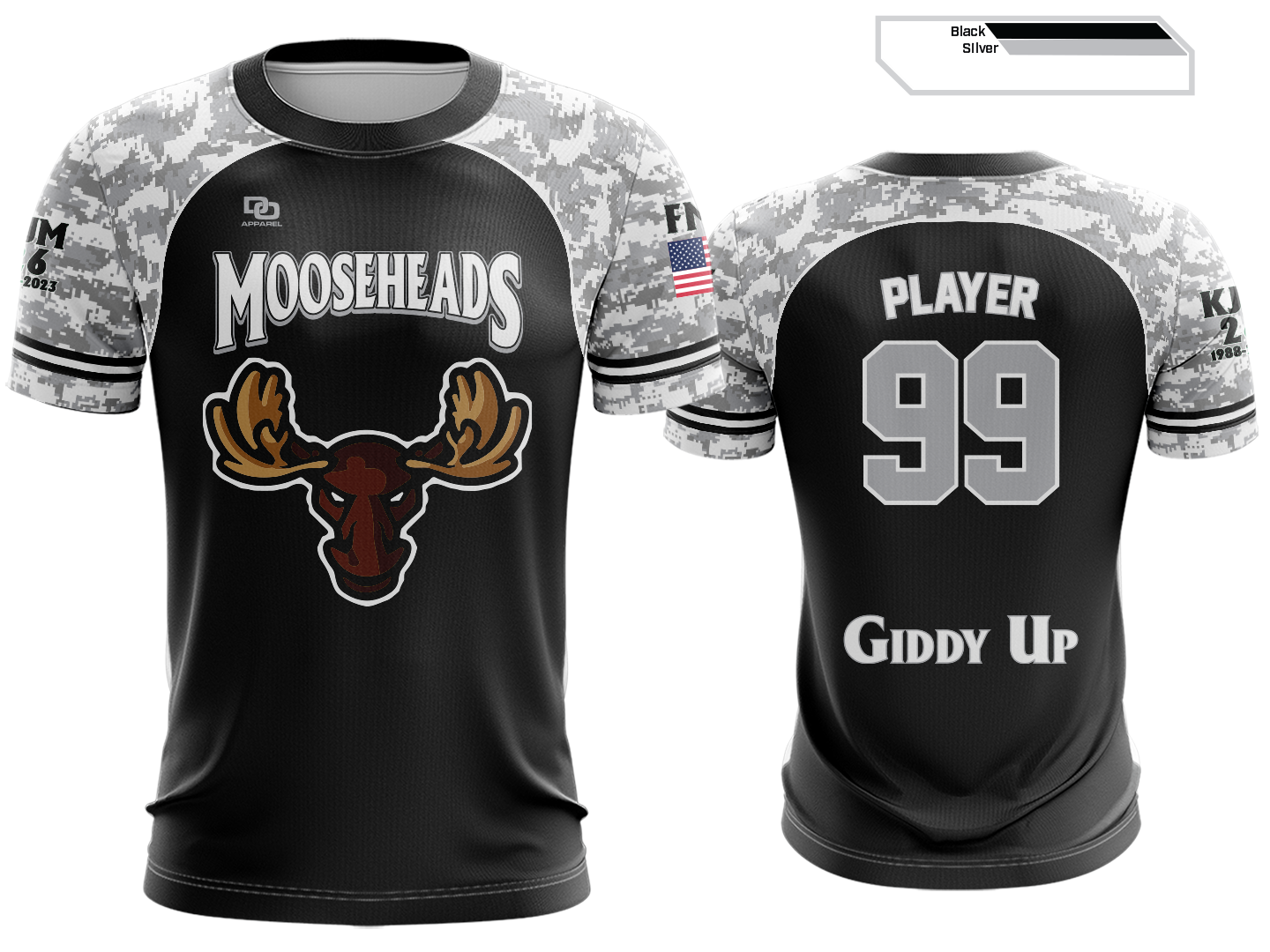 Custom Crew Jersey - Black