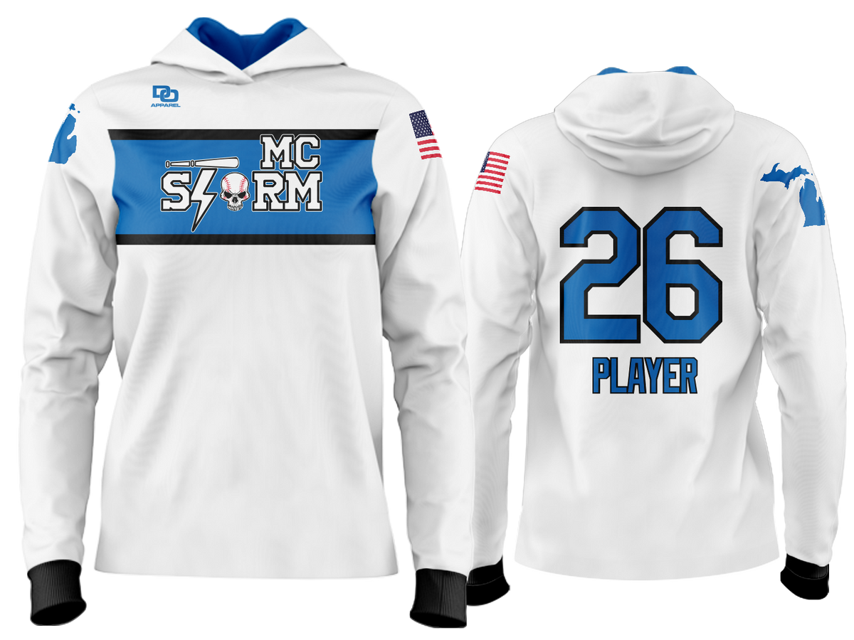 Custom Team Hoodie - White
