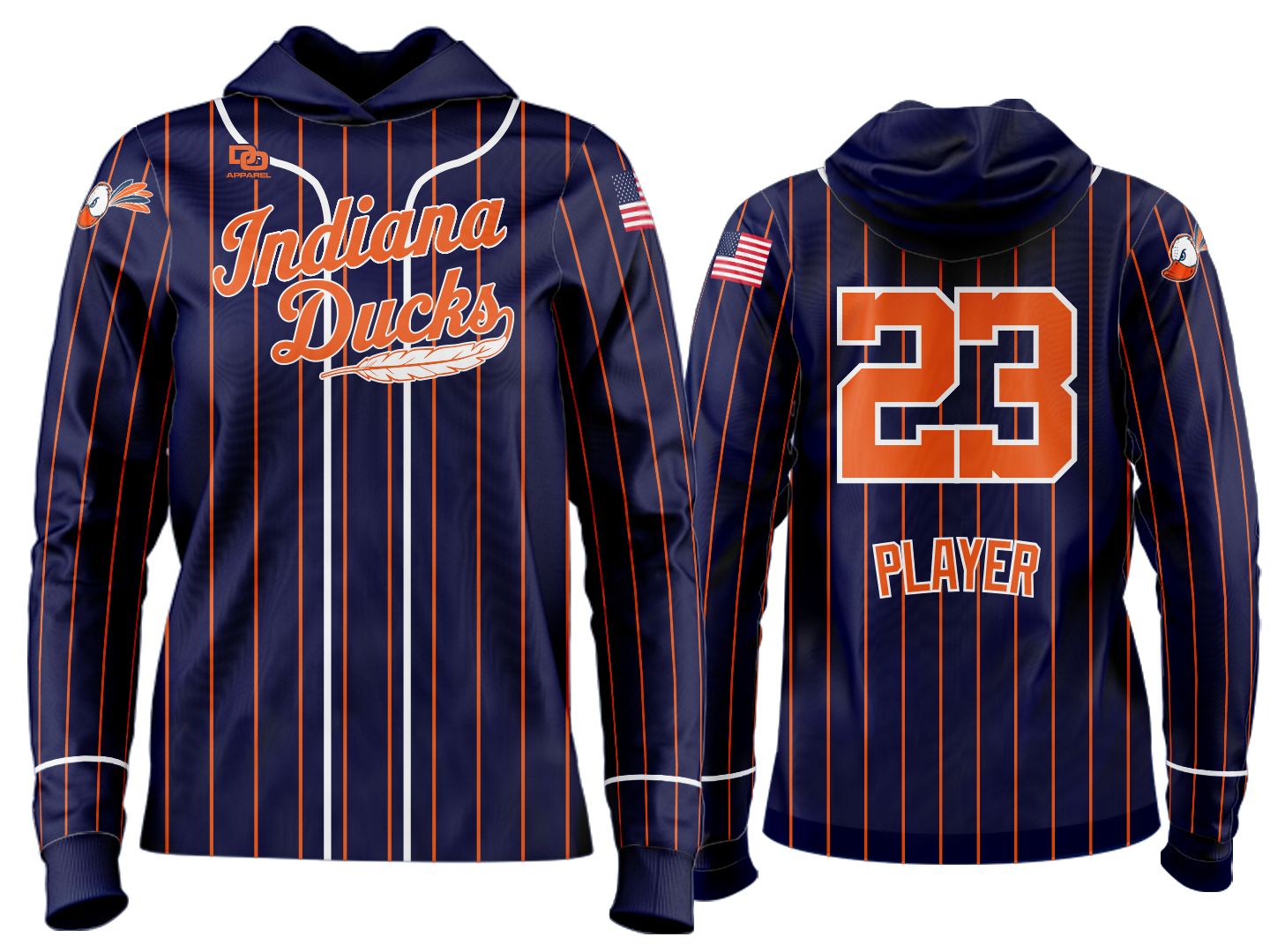 Custom Team Hoodie - Navy Pinny