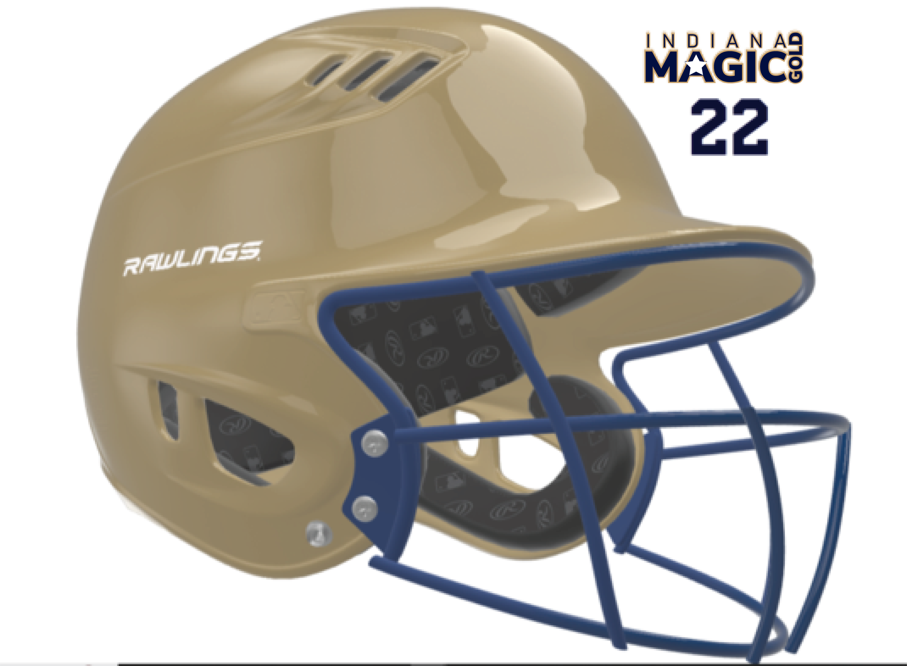 Helmet Package - Vegas Gold
