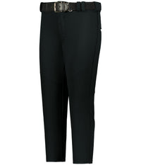 Ladies Crush Mid-Calf Softball Pant - Black