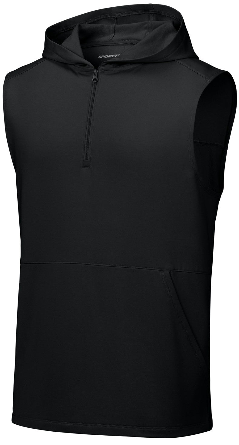 Sport-Wick Stretch Sleeveless Hooded 1/4-Zip