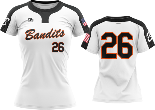 Custom Womens Crew Jersey - OSU White