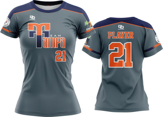 Custom Crew Jersey - Charcoal