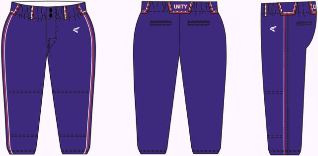 Easton Custom Fastpitch Pant - Purple